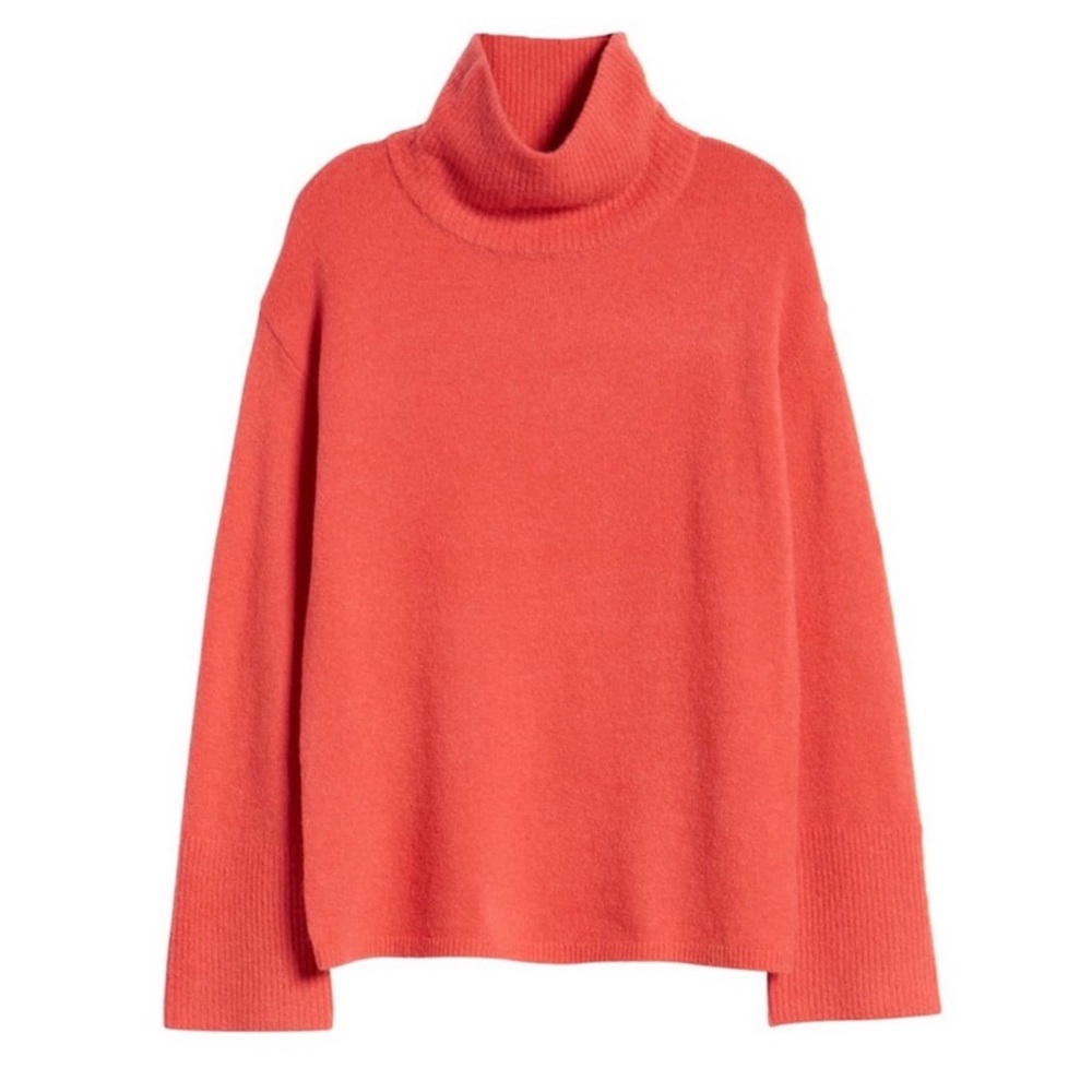 NEW SOMETHING NAVY CORAL TURTLENECK SWEATER - Picture 8 of 8